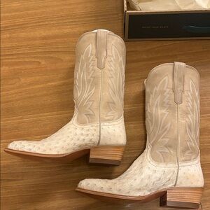 Tecovas Jamie Pearl Ostrich - BNIB!